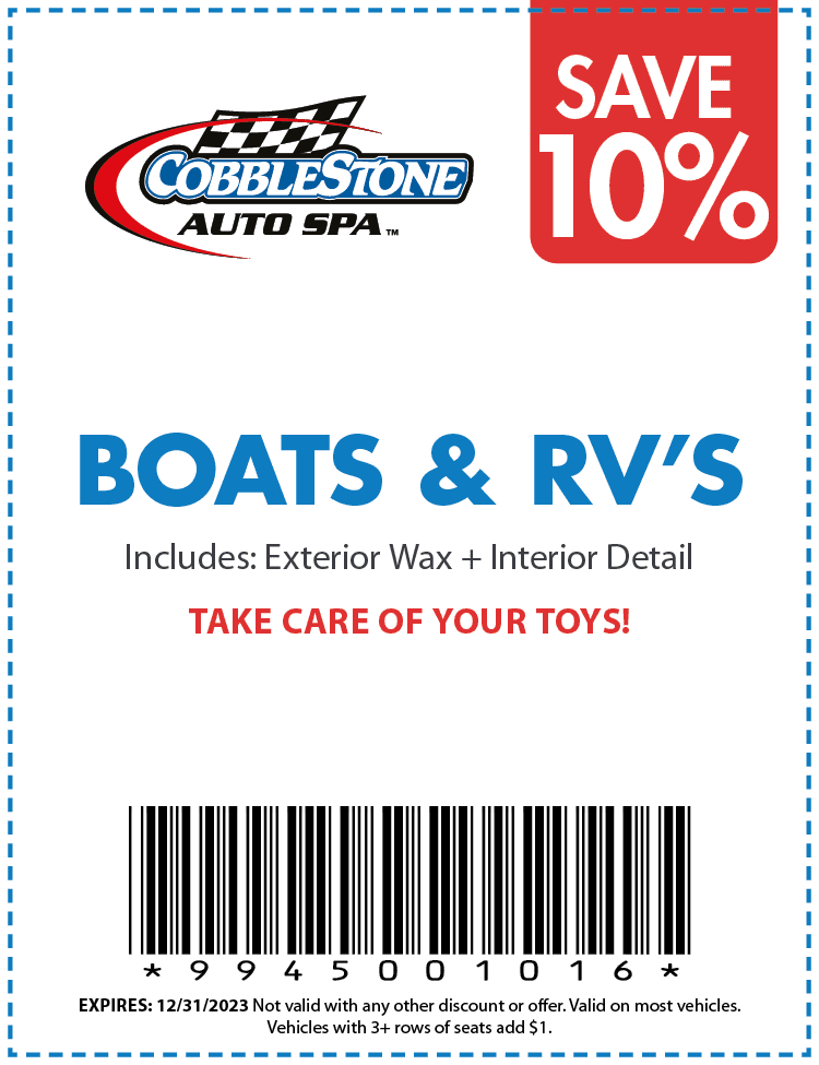 Boats & RV's Car Wash Coupon